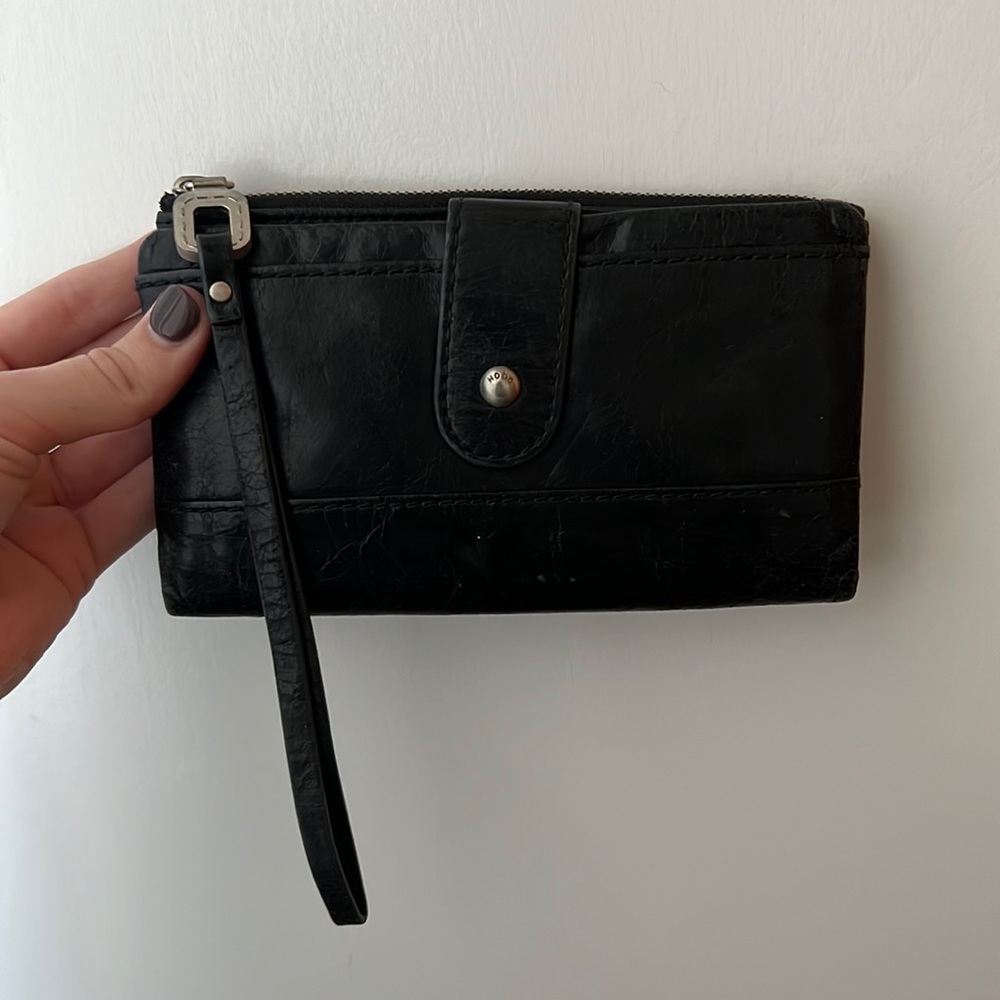 Black hobo wristlet